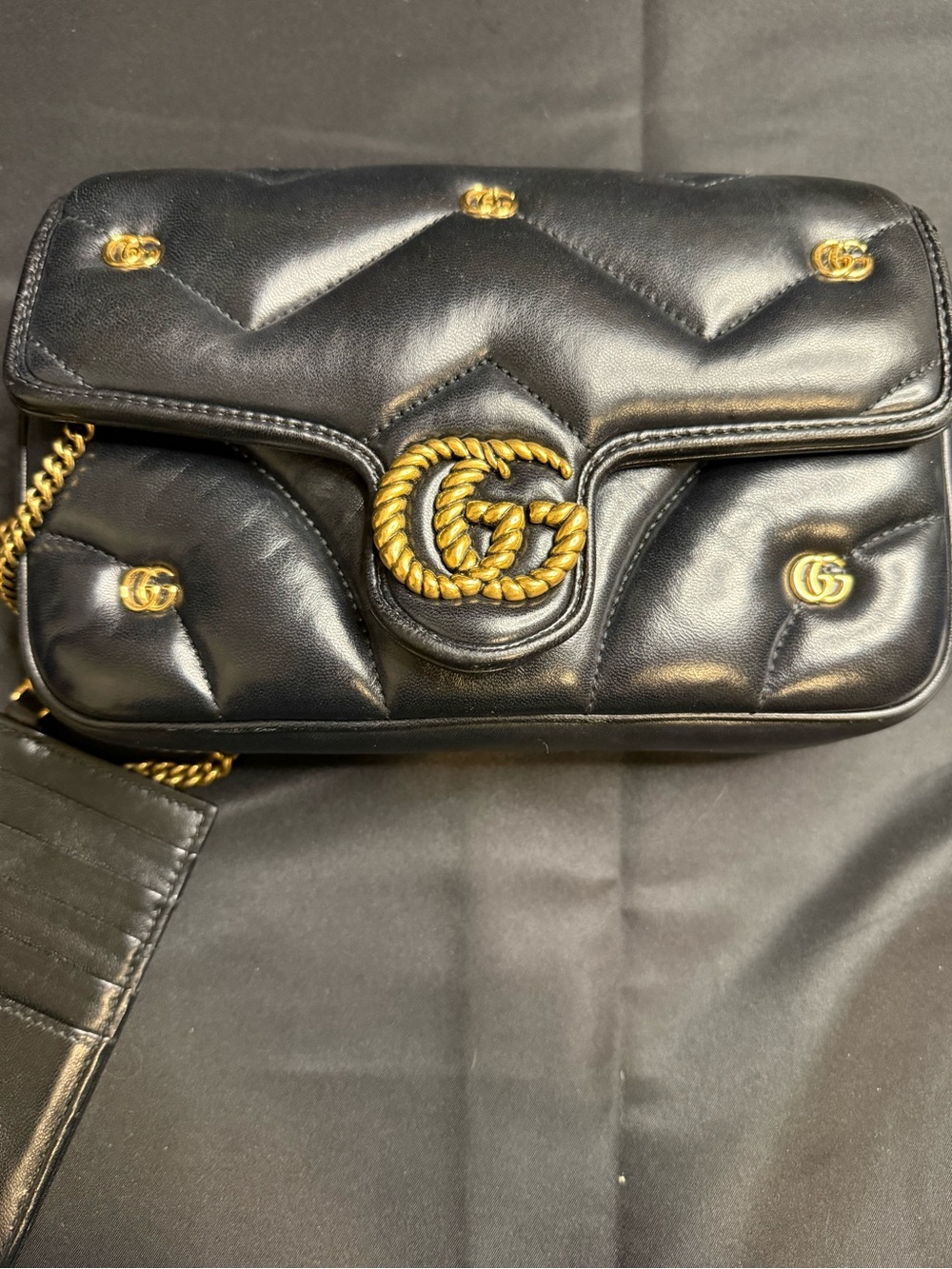 Mini Gucci GG Marmont Matelassé - Picture 2 of 11